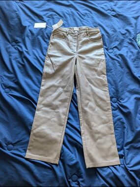 Wilfred Wide-Leg Vegan Leather Pants